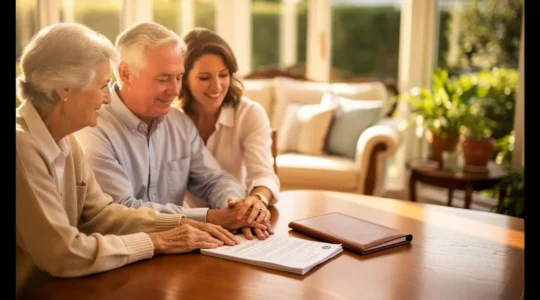 Transmission patrimoniale intergénérationnelle entre trois générations d'une famille